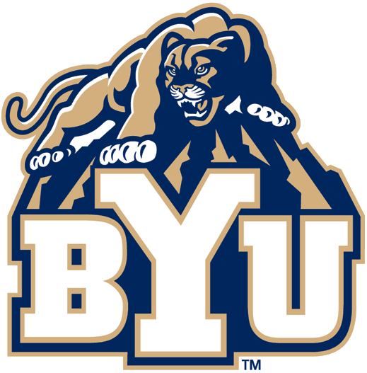 Brigham Young Cougars 1999-2004 Secondary Logo iron on transfers for fabric